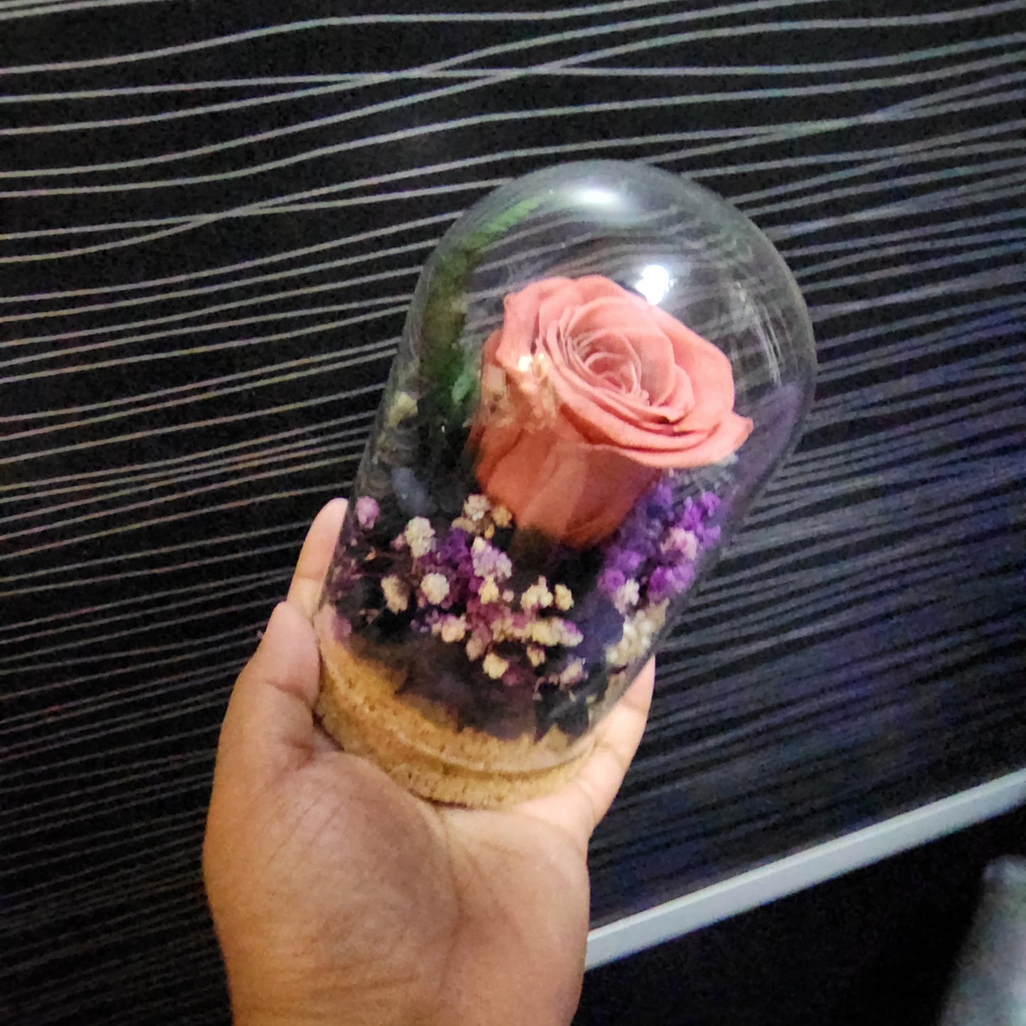 Small glass dome