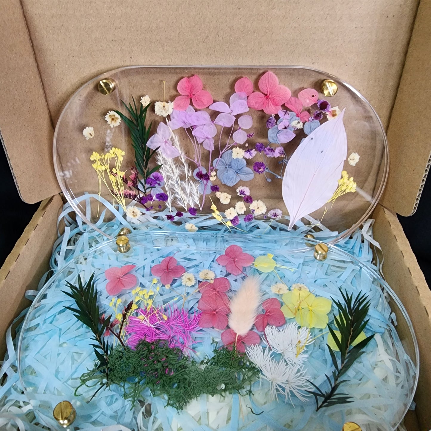 Floral Coaster Long oval