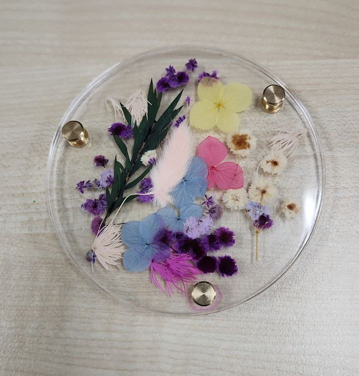 Floral Coaster 10cm